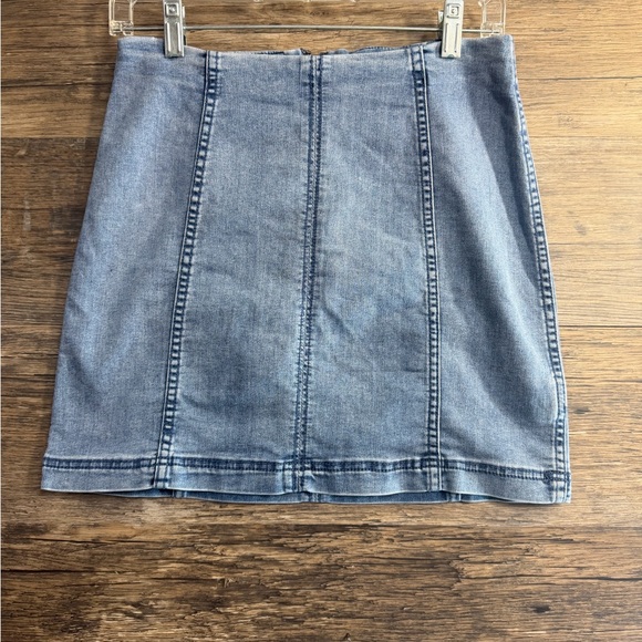 Free People Dresses & Skirts - Free People Light Blue Denim Mini Skirt
